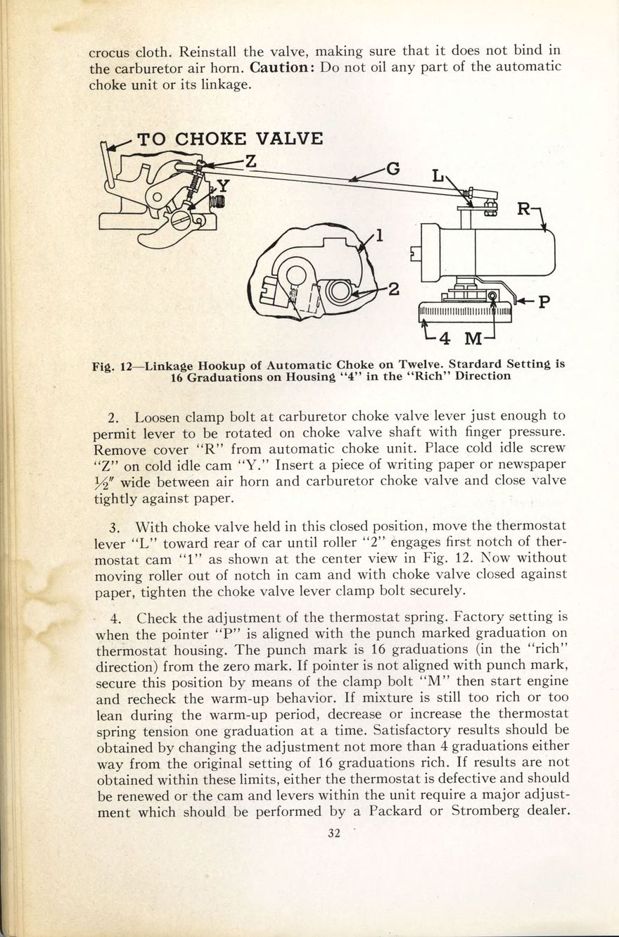 1938 Packard Super 8 and 12 Owners Manual Page 41